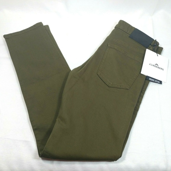 J.Lindeberg Men's Jay Solid Stretch Slim Fit Jeans